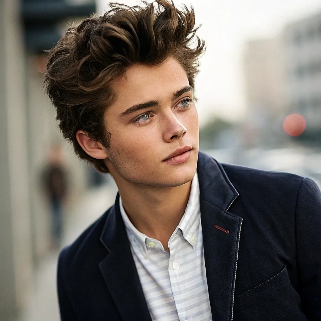 Portrait of a thriving young actor, Michael Smith